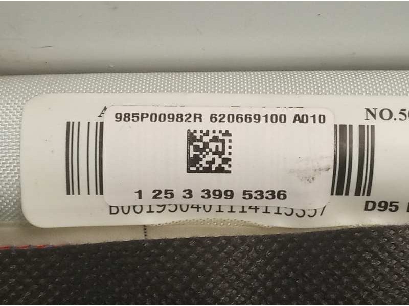 Recambio de airbag cortina delantero derecho para renault megane iii coupe dynamique referencia OEM IAM 985P00982R 620669100A010