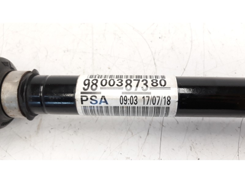 Recambio de transmision delantera izquierda para peugeot 2008 (--.2013) 1.2 12v e-thp referencia OEM IAM 9800387380  