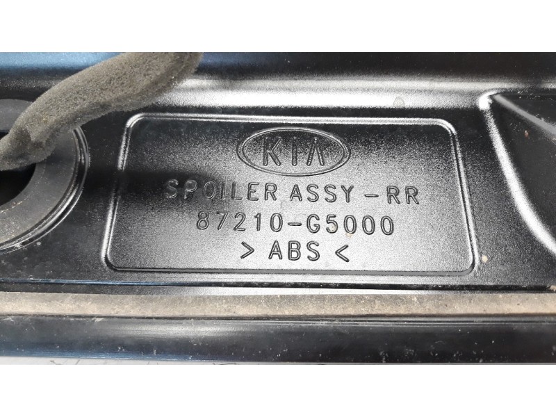 Recambio de aleron trasero para kia niro referencia OEM IAM 87210G5000  