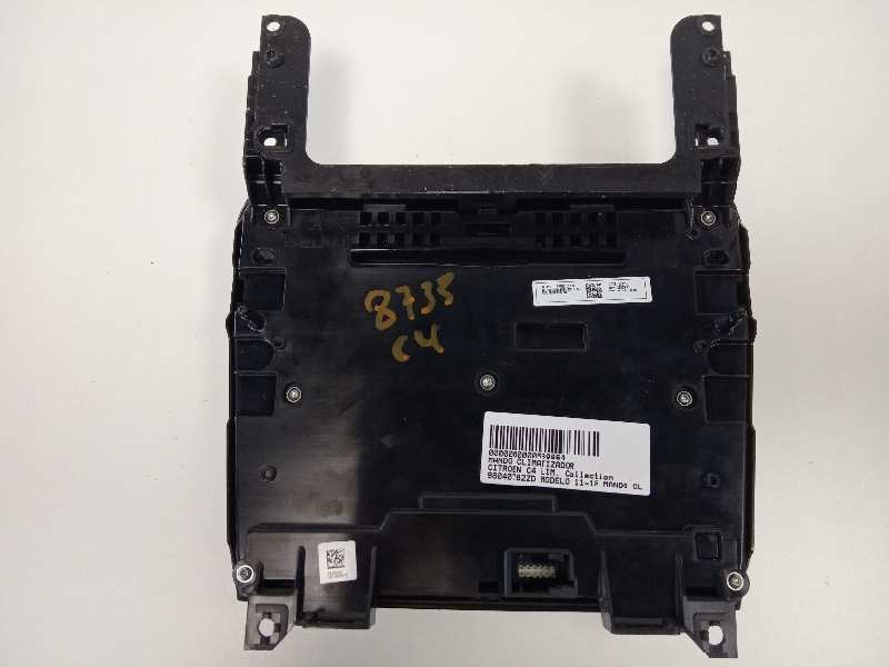 Recambio de mando climatizador para citroen c4 lim. collection referencia OEM IAM 98040782ZD  
