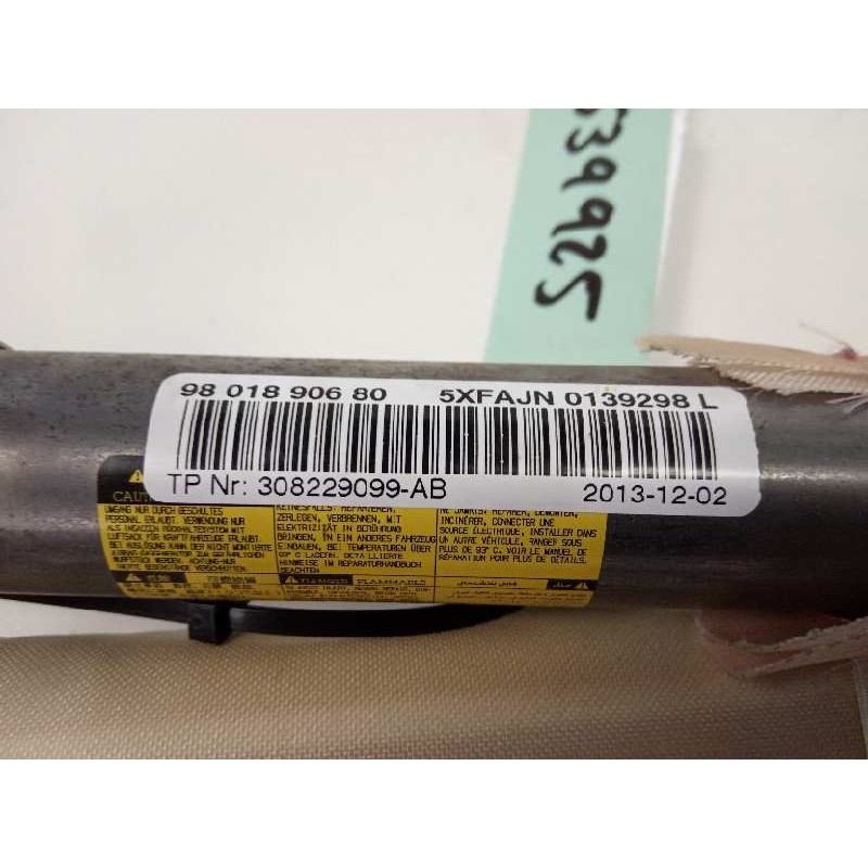 Recambio de airbag cortina delantero derecho para citroen c4 lim. collection referencia OEM IAM 9801890680  