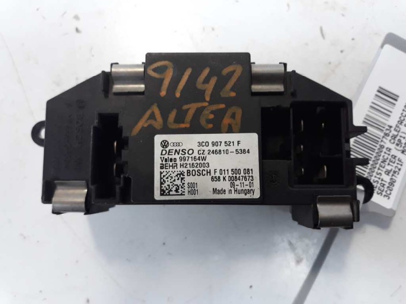 Recambio de resistencia calefaccion para seat altea (5p1) stylance / style referencia OEM IAM 3C0907521F 997164W F011500081