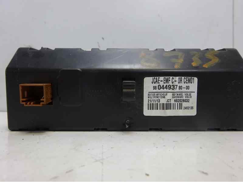 Recambio de pantalla multifuncion para citroen c4 lim. collection referencia OEM IAM 9804493780  