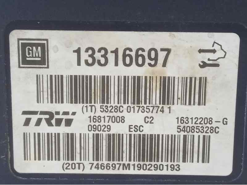 Recambio de abs para opel insignia berlina cosmo referencia OEM IAM 13316697 16817008 09029