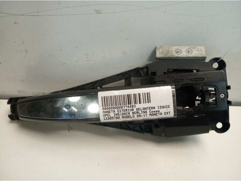 Recambio de maneta exterior delantera izquierda para opel insignia berlina cosmo referencia OEM IAM 13305780  
