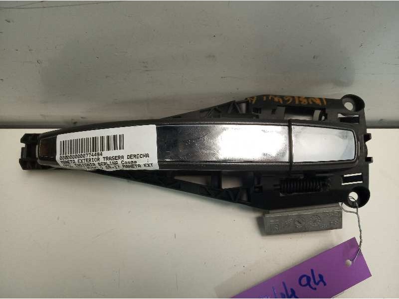 Recambio de maneta exterior trasera derecha para opel insignia berlina cosmo referencia OEM IAM 25936893  