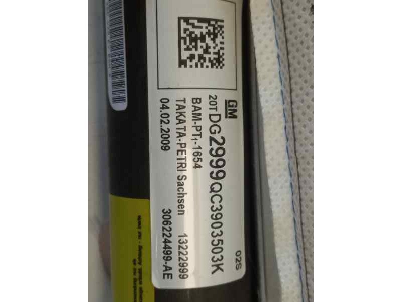 Recambio de airbag cortina delantero derecho para opel insignia berlina cosmo referencia OEM IAM 13222999 306224499AE 