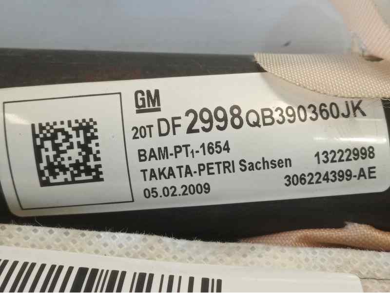 Recambio de airbag cortina delantero izquierdo para opel insignia berlina cosmo referencia OEM IAM 13222998 306224399AE 
