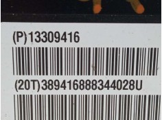 Recambio de centralita aire acondicionado para opel insignia berlina cosmo referencia OEM IAM 13309416   2
