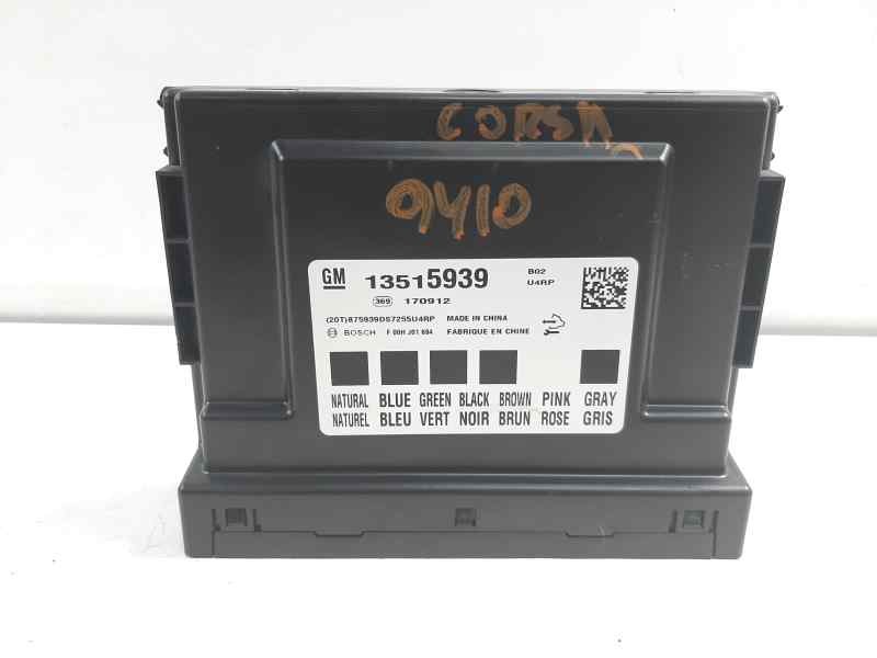 Recambio de modulo electronico para opel corsa e selective referencia OEM IAM 13515939 F00HJ01694 