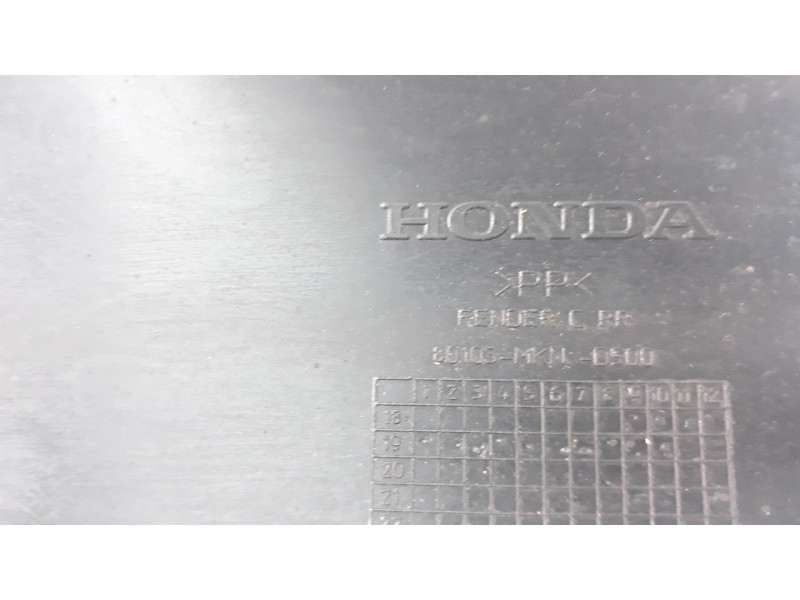 Recambio de guardabarros trasero para honda cb 650r referencia OEM IAM 80103MKND50  