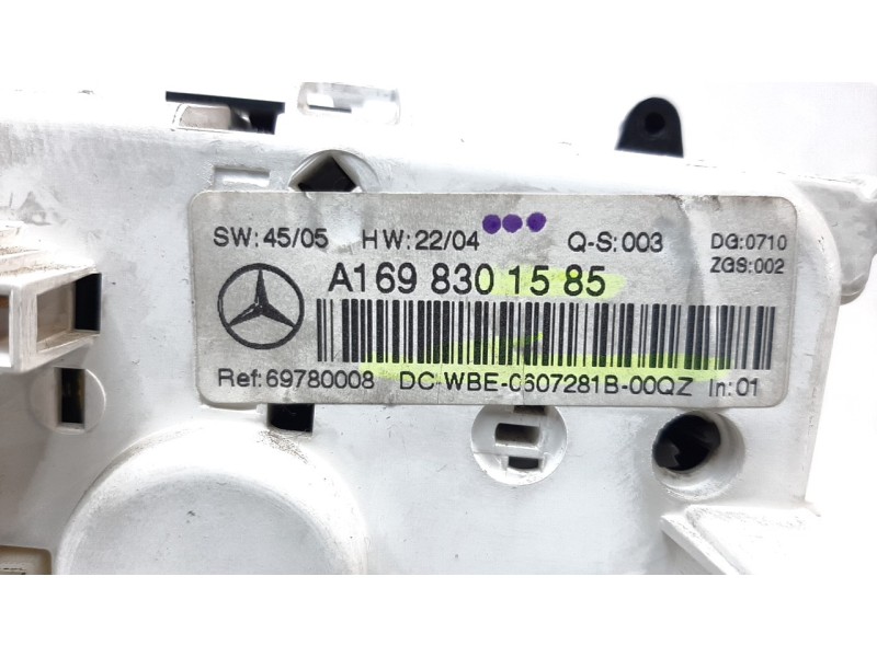 Recambio de mando calefaccion / aire acondicionado para mercedes-benz clase a (w169) a 180 cdi exclusive edition (169.307) refer