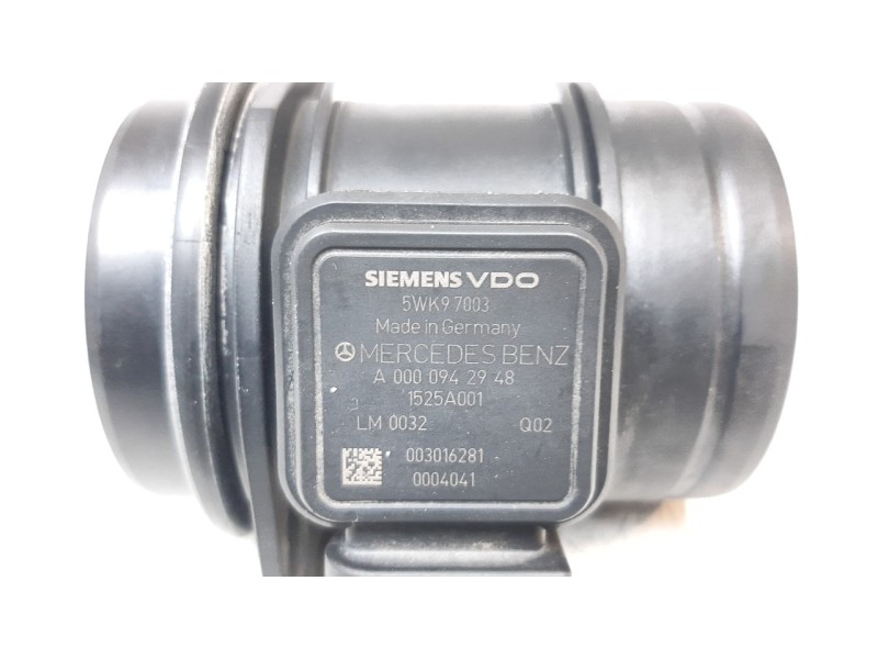 Recambio de caudalimetro para mercedes-benz clase a (w169) a 180 cdi exclusive edition (169.307) referencia OEM IAM A0000942948 