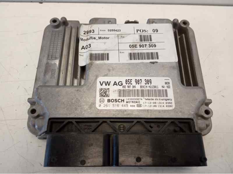 Recambio de centralita motor uce para volkswagen t-roc sport referencia OEM IAM 05E907309 0261S16449 