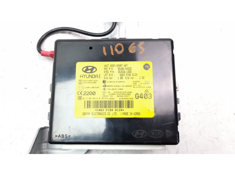 Recambio de modulo electronico para hyundai i30 (pd) n line referencia OEM IAM 95480G4030  
