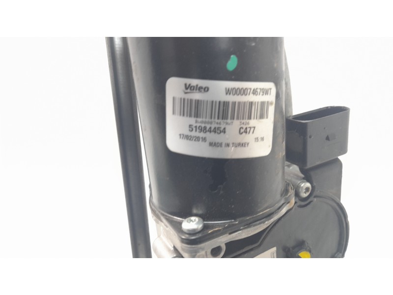 Recambio de motor limpia delantero para fiat tipo ii (356) sedan 1.6 jtdm 16v referencia OEM IAM 51984454 SLF530151 