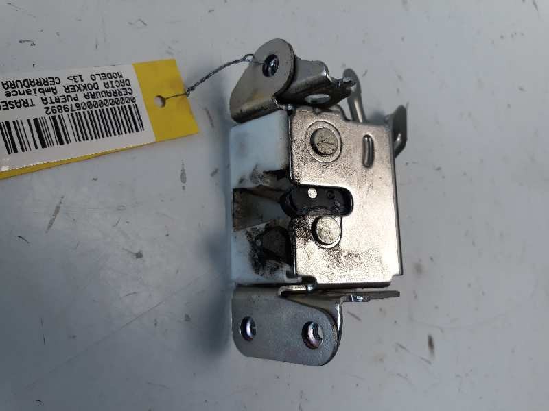 Recambio de cerradura puerta trasera derecha para dacia dokker ambiance referencia OEM IAM   