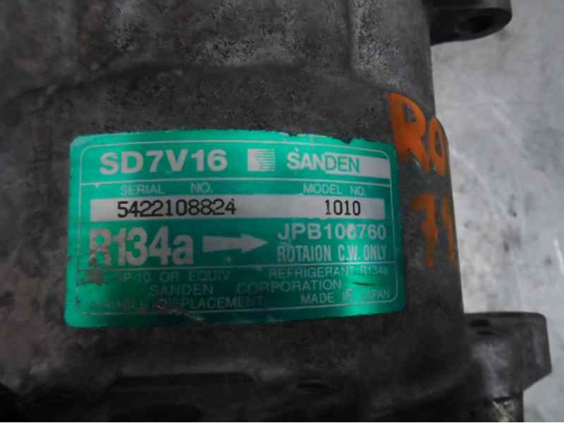 Recambio de compresor aire acondicionado para mg rover serie 400 (rt) 416 si (4-ptas.) referencia OEM IAM JPB100760 5422108824 1