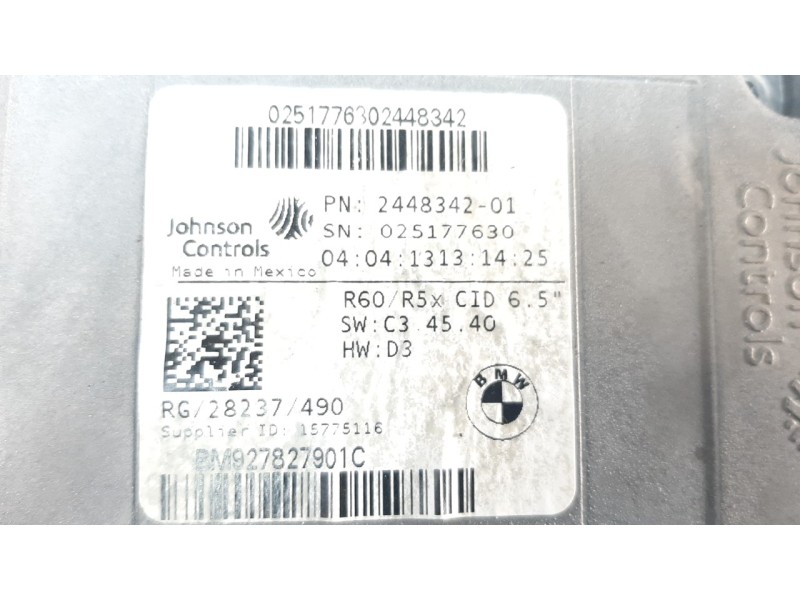 Recambio de cuadro instrumentos para mini mini (r56) cooper sd referencia OEM IAM 62116977080  