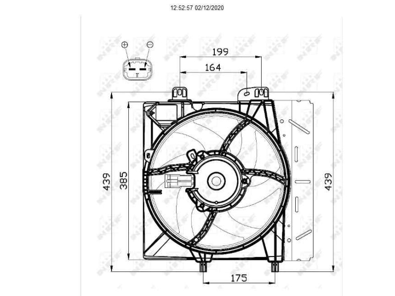 Recambio de electroventilador para peugeot 208 style referencia OEM IAM 1253H4 47495 