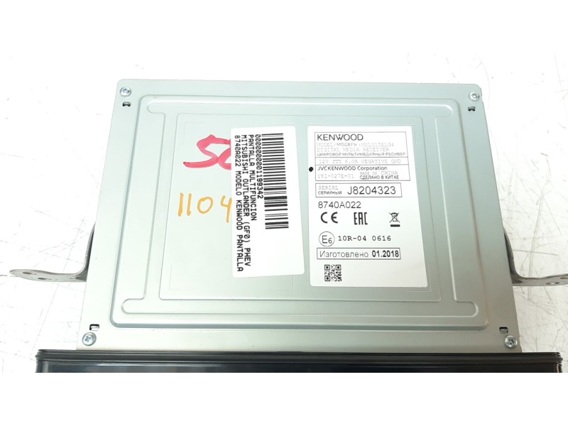 Recambio de sistema audio / radio cd para mitsubishi outlander (gf0) phev kaiteki 4wd referencia OEM IAM 8701A627  