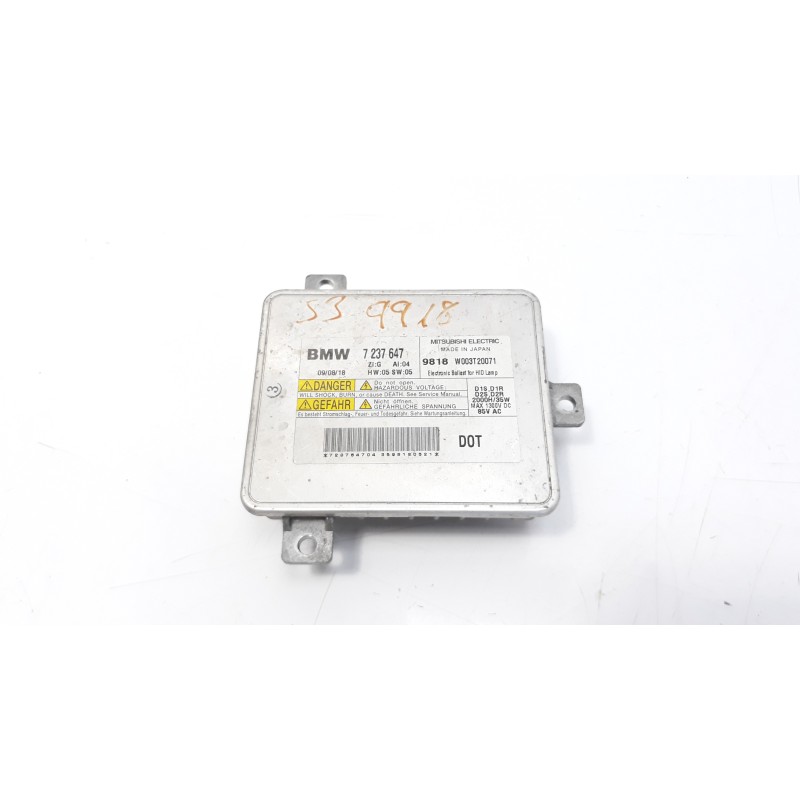 Recambio de centralita faros xenon para bmw serie 3 berlina (e90) 320d referencia OEM IAM 63117237647 MOD8609 W003T20071