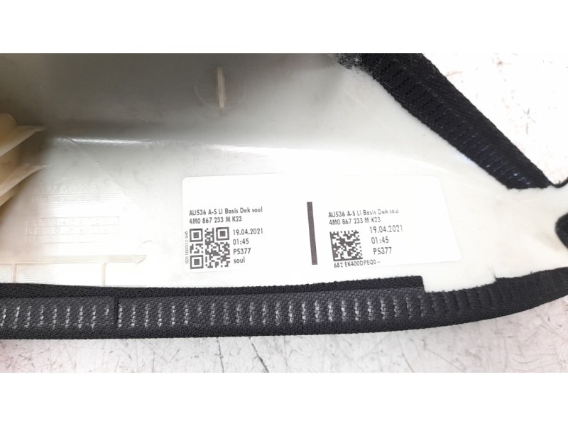 Recambio de guarnecido puerta delantera izquierda para audi q7 4mg referencia OEM IAM 4M0867233MK23  