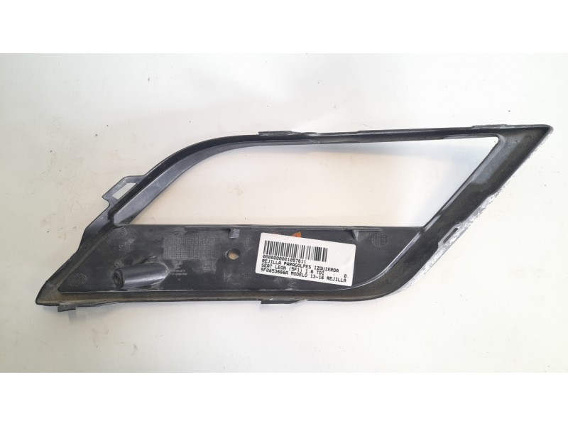 Recambio de rejilla paragolpes izquierda para seat leon (5f1) 1.6 tdi referencia OEM IAM 5F0853666A 107213315 