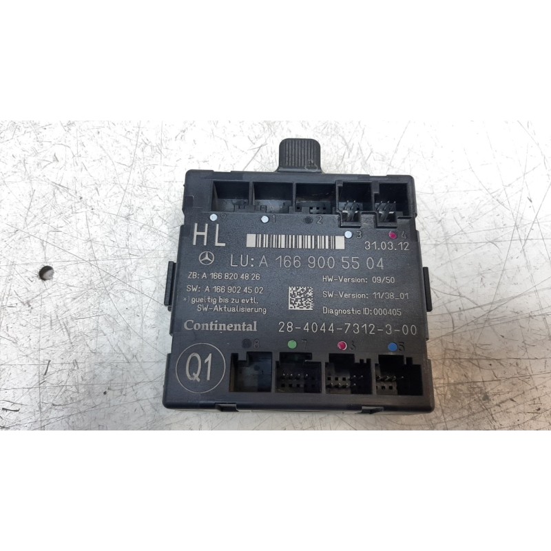 Recambio de modulo confort para mercedes-benz clase m (w166) ml 250 bluetec (166.004) referencia OEM IAM A1669005504  