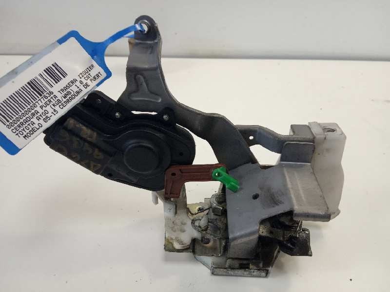 Recambio de cerradura puerta trasera izquierda para toyota aygo (kgb/wnb) 1.0 cat referencia OEM IAM 690600H011  