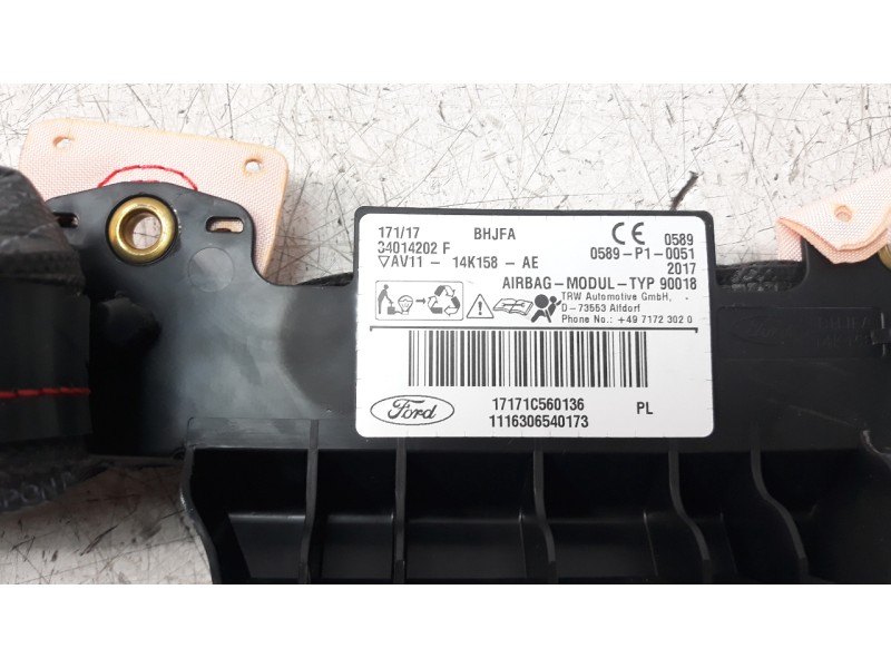 Recambio de airbag cortina delantero izquierdo para ford b-max 1.0 ecoboost cat referencia OEM IAM AV1114K158AE  