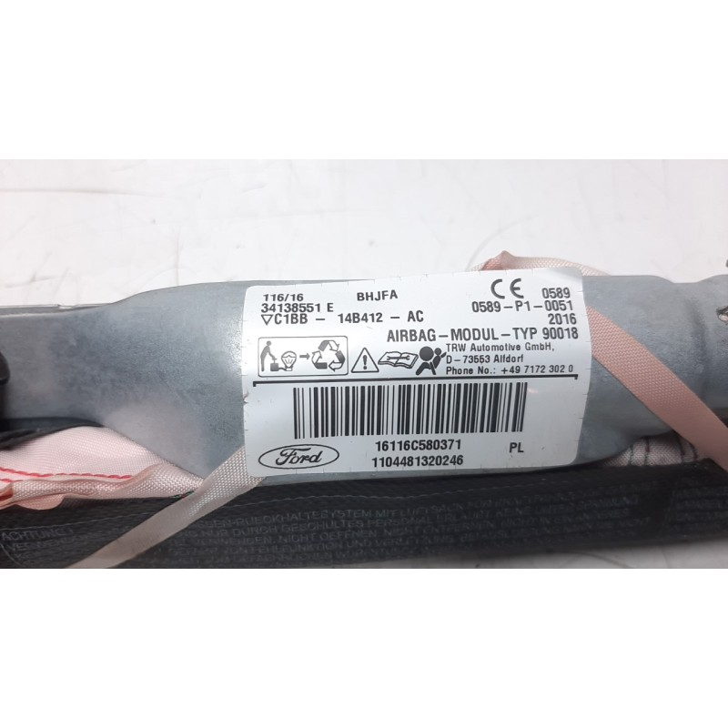 Recambio de airbag cortina delantero izquierdo para ford fiesta (ccn) 1.25 16v cat referencia OEM IAM CB1BB14B412AC  
