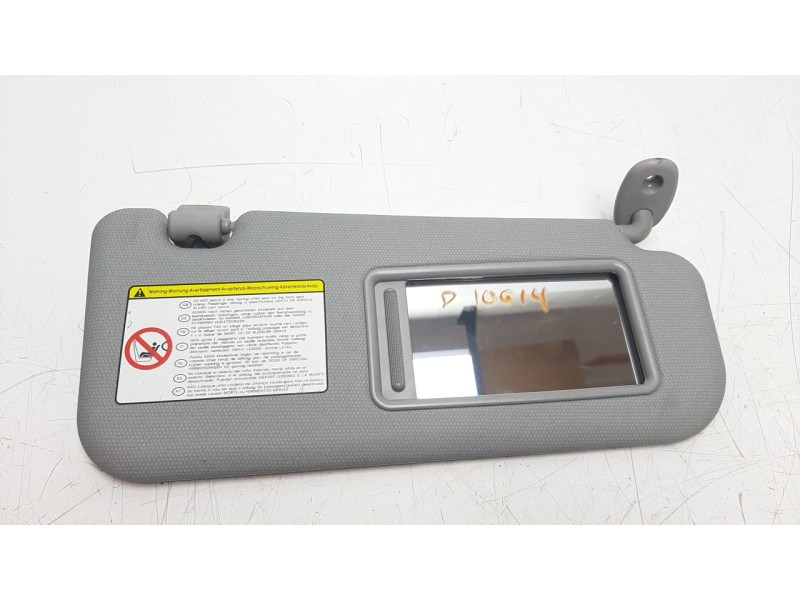 Recambio de parasol derecho para kia rio 1.2 cat referencia OEM IAM 852021W150HCS  