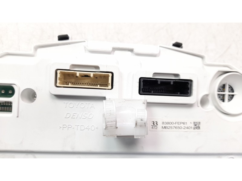 Recambio de cuadro instrumentos para toyota corolla (e21) referencia OEM IAM 83800FEP61  