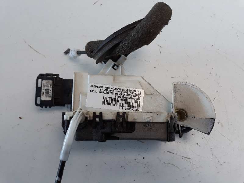 Recambio de cerradura puerta delantera izquierda para citroen berlingo cuadro l1 referencia OEM IAM 828406 5122A0323K4 