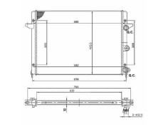 Recambio de radiador agua para ford galaxy (vy) ghia referencia OEM IAM 7M3121253A 53959  2