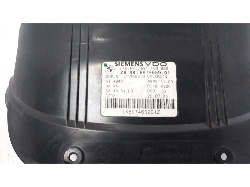 Recambio de cuadro instrumentos para bmw serie 3 berlina (e90) 2.0 16v diesel referencia OEM IAM 62109316127  
