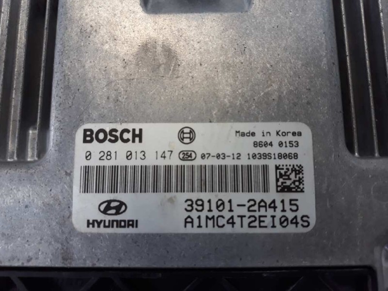Recambio de centralita motor uce para hyundai accent (mc) gl crdi referencia OEM IAM 391012A415 0281013147 