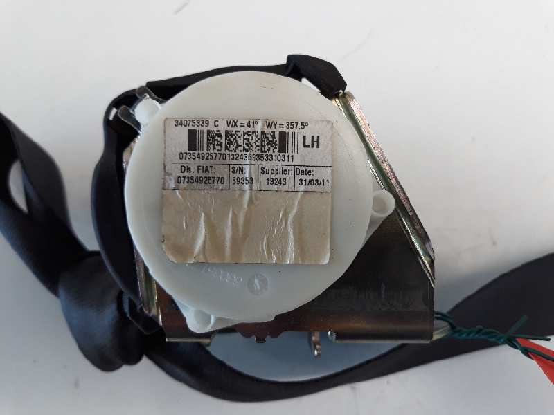 Recambio de cinturon seguridad trasero izquierdo para fiat nuova 500 (150) lounge referencia OEM IAM 7354925770  