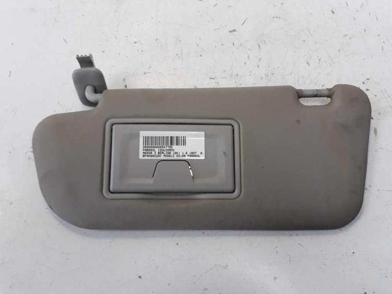 Recambio de parasol izquierdo para mazda 3 berlina (bk) 1.6 crdt active referencia OEM IAM BP4K69320C  