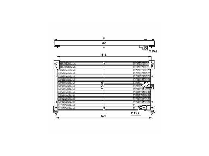 Recambio de condensador / radiador aire acondicionado para honda accord berlina (cc/ce) 2.0 ls (cc7/ce8) referencia OEM IAM 8010