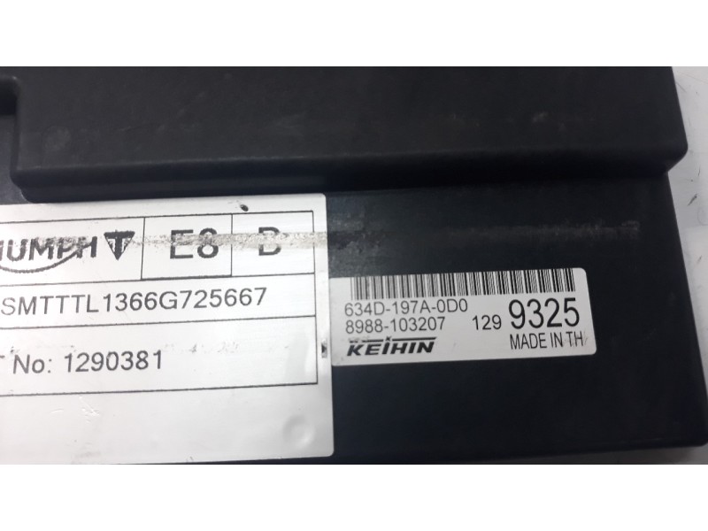 Recambio de centralita motor uce para triumph street triple street triple r referencia OEM IAM 1299325  
