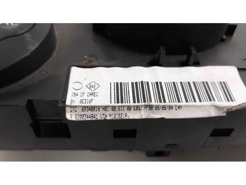 Recambio de mando climatizador para renault scenic ii dynamique referencia OEM IAM 8200344841  