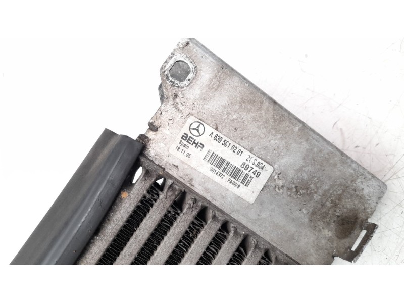 Recambio de intercooler para mercedes-benz vito (w639) basic, combi 109 cdi compacto (639.601) referencia OEM IAM A6395010201  