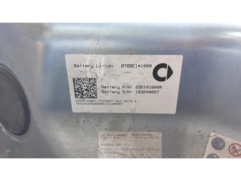 Recambio de bateria para smart fortwo cabrio referencia OEM IAM 78934029 BT6BE1 