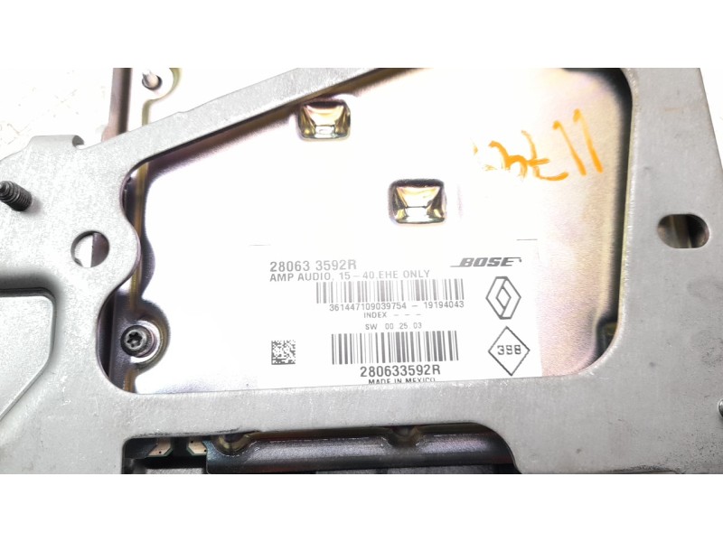 Recambio de modulo electronico para renault megane iv grandtour business referencia OEM IAM 280633592R  