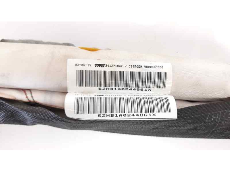 Recambio de airbag cortina delantero izquierdo para citroen c4 picasso referencia OEM IAM 9800483280  