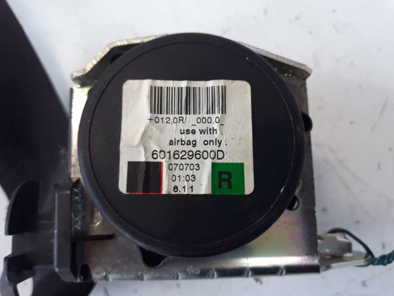 Recambio de cinturon seguridad delantero derecho para bmw serie 5 berlina (e60) 520d referencia OEM IAM 601629600D  