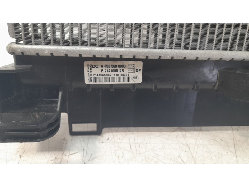 Recambio de radiador agua para smart fortwo cabrio referencia OEM IAM A4535000003  ME308R003