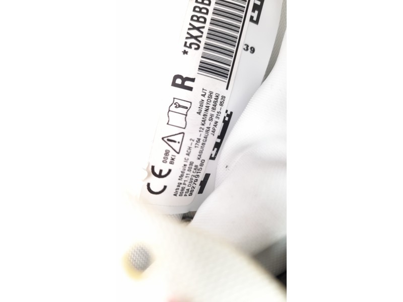 Recambio de airbag cortina delantero derecho para peugeot 208 (p2) 1.2 puretech referencia OEM IAM 9827991580  